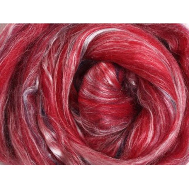 Merino Silk Blend Roving - A Twist of Yarn